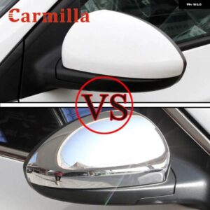 シボレー CARMILLA 2個 ABS クロームサイドバックミラー カバー スパンコール トリム クルーズセダン ハッチバック 2009-201