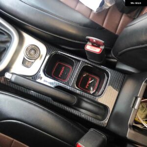 スズキ ABS コンソール 中央フロントウォーターカップ ホルダー 装飾 パネル カバー トリム VITARA エスクード 2015-2021 イ