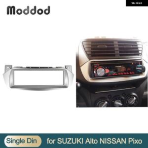 スズキ シングル DIN ステレオ パネル アルト 日産 ピクソ マラティ A-スター CD DVD 取り付けフェイシアダッシュ取り付け トリム