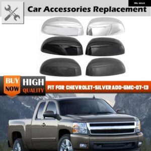 シボレー サイド ウイング バックミラー カバー キャップ シルバラードタホサバーバン GMC シエラユーコン XL 2007-2013 クロー