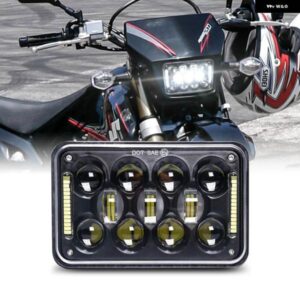 スズキ 4 6インチインチ LED ヘッドライト HI/LO シールドビーム ヘッドライト プロジェクター ホンダ XR DRZ オートバイ アク