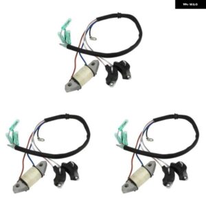 3X 充電コイル 61N-85543-19 ヤマハ 2 ストローク 30HP ボート エンジン 用