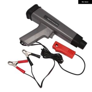 12V 車デジタル エンジン タイミングライト LED ディスプレイ 点火 タイミングストロボライト誘導タイミングランプ検出器付き