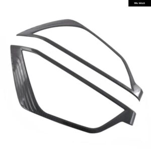 いすゞ D-MAX DMAX 2021-23 ABS カーボンフロント ヘッドライト カバー トリム フレーム アクセサリー