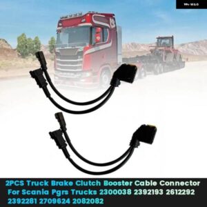 2個 トラック ECA クラッチブースターケーブル コネクタ 2709624 2082082 スカニア PGRS トラック 2300038 2392193 2612292 2392281