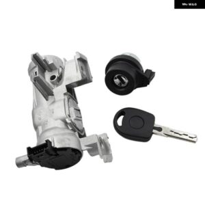 イグニッション スターター スイッチ ステアリング ロック ボルト キー付き ブラック VW ゴルフ ジェッタ ラビット 06-11用