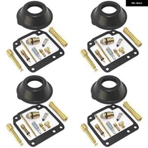 キャブレター リペアキット ジェットニードルフロートバルブ パイロットスクリューチャンバーガスケットダイヤフラム ヤマハ XJR400 XJR 400 R