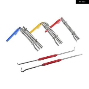 5個 油圧 シリンダー ロッドシール取り付けツールキット 油圧 シリンダー 再構築リペアグランドシールツール 金属