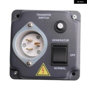 ジェネレーター 転送スイッチ 耐候性転送スイッチ RV 用サーキット ブレーカー付き配線済み 15A 125V US プラグ
