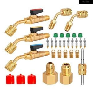 1セット 空調 レンジボールバルブ 交換部品 R410A R134AR12 R22 AC HVAC ミニスプリット システム 用