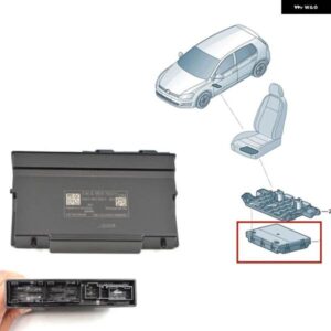 5WA 959 760 H 5WA959760H 助手席メモリシート電源 制御 モジュール ユニット EVO ゴルフ MK8 A8