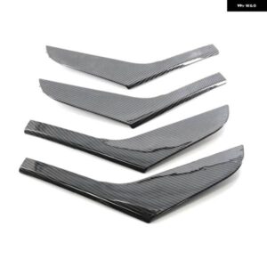 カーボンスタイル インテリア ドア トリム セットプルハンドル 5K4868039A 5K4868040A VW ゴルフ MK6 2010-2013