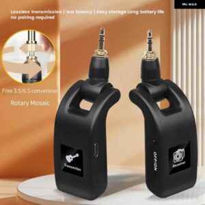 ギターワイヤレス システム オーディオ トランスミッターレシーバーUSB充電式ワイヤレス システム エレキギターベース用