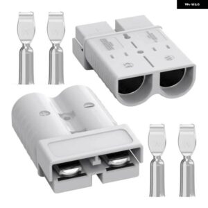 ANDERSON コネクタ 350AMP バッテリークイックディスコネクト 2/0AWG 600V 牽引用高耐久ウインチ配線キット 2 パック