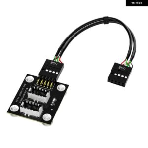 デュアル USB 3.1 フロント パネル ソケット キー-A タイプ E USB 2.0 9PIN メインボード ヘッダー オスケーブル 延長 アダプター