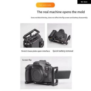 JLWIN 垂直クイックリリースプレート L プレートキヤノン 70D 80D 90D カメラ 三脚垂直クイックリリースプレート