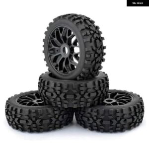 4個 118MM 1/8 RC オフロードバギータイヤホイール 17MM 六角 ARRMA トラクサス REDCAT チーム LOSI KYOSHO VRX HPI WR8 HSP HOBAO 用