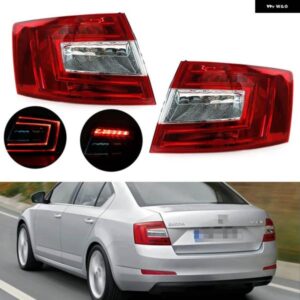 LED テールライト アセンブリ VW シュコダ シュコダ オクタヴィア 2015 2016 2017 ブレーキハザードランプ ハウジング リアランプ アセンブリ テールライト
