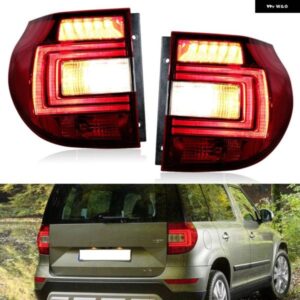 LED リア テールライト シュコダ イエティ 2014-2017 バンパー ライトブレーキライトウインカーテールランプ アセンブリ 5LD945095A 5LD945096A