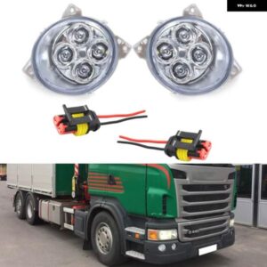 スカニア G440 G450 P410 フロント LED フォグランプ フォグライト ヘッドライト プラグ 1931614 1931613