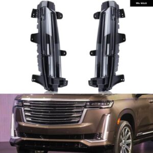 キャデラック エスカレード 2021-24 LED フォグライト ウィンカーライト アセンブリ デイタイム ランニングライト DRL 85117443 85117442