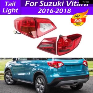 スズキ VITARA 2016 2017 2018 LED ハロゲンリア バンパー テールライト ストップハザードランプブレーキライト ウィンカー