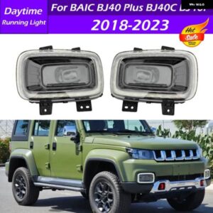BAIC BJ40 プラス BJ40C BJ40P 2018 2019-2023 LED フロント バンパー フォグライト DRL デイタイム ランニングライト フォグランプ ウィンカーランプ