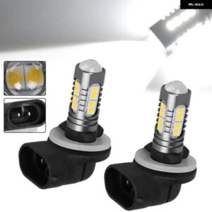 2個 ブランコ車プロジェクターレンズ COB LED H27W 881 886 894 898 899 オートフロント フォグランプ 車 LED アンチ フォグライト 駆動 電球 ホワイト