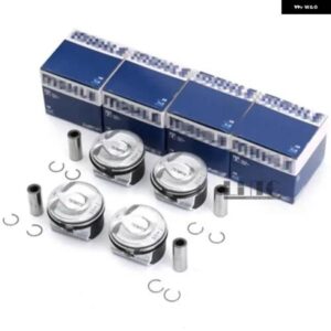 ドイツ製 4個 ピストンとリング アセンブリ 11257566019 039PI00123000 ミニクーパークラブマン S JCW R55 R56 R57 N14B16A 1.6T