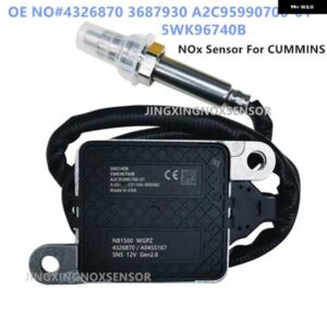 4326870 3687930 4326870RX 5WK96740B 新インレット酸化 NOX センサーカミンズ 11.9L 15L ISX15 2013-18
