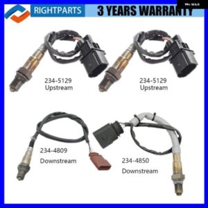上流 + 下流 O2 オキシセンサー VW トゥアレグ 2004 2005 2006 3.2L V6 234-4809 234-4850 234-5129 022906262BF 1K0998262H