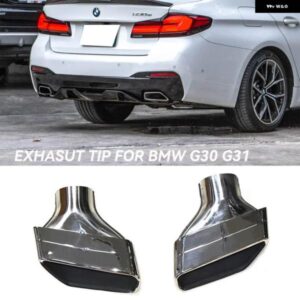 304 ステンレス 排気先端 G30 G31 525I 530I 528I マフラー先端正方形ノズルデザインテール パイプ 排気ヒント