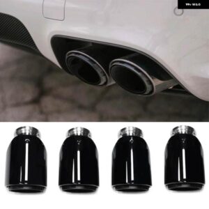 4ピース クワッド排気先端 カイエン 958 2011-2014 マフラー先端ステンレス テール パイプ ノズル