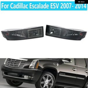 キャデラック エスカレード ESV 2007-14 スモーク フォグライト フロント バンパー フォグランプ 10383562 10383563