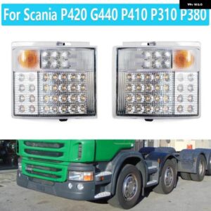 スカニア P420 G440 P410 P310 P380 2個 24V LED コーナーライト ウィンカー 1385410 1387155