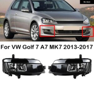 5GG941661 5GG941662 左右フロント バンパー フォグライト フォグランプ ハロゲン 電球 付き VW ゴルフ 7 A7 MK7 2013-17