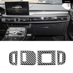 カーボン左右エア アウトレット ベント トリム ステッカー 装飾 リンカーンノーチラス 2021 2022 キット