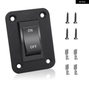 オンオフ スイッチ 12V 20A 4ピン DPST ロッカー スイッチ パネル RV ライト スイッチ RV トレーラーキャンピングカーボート KCD2-7-201-B1-DZ