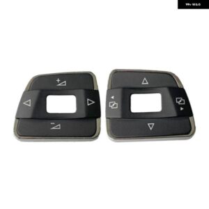 多機能 ステアリングホイール スイッチ ボタン カバー キャップ トリム VW パサート B7 シャラン 2011-2015
