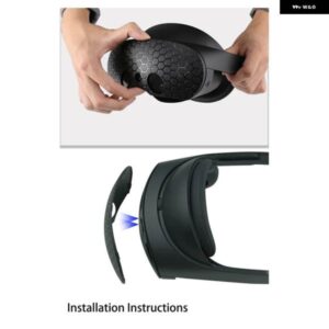 QUEST PRO VR メガネ フロント パッド シリコンアイカバー マスク QUEST PRO VR メガネ アクセサリー