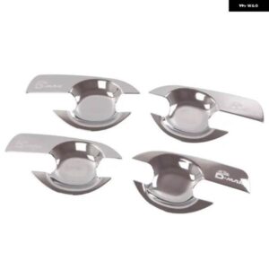 4ピース ABS クローム ドアハンドル ボウルカバー ドアハンドル ボウル トリム いすゞ D-MAX 2012-2018 2015 DMAX アクセサリー