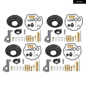 4パック キャブレター リペアキット ダイヤフラム エア カットオフ バルブ 交換用 1985-2007 ヤマハ VMAX V-MAX 1200 用