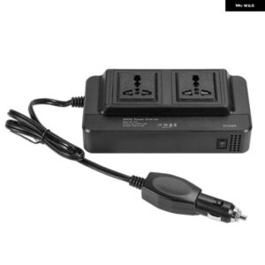200W カーインバーター DC 12V AC 220V/110V 電源コンバーター スプリッター 4 USB 高速充電ソケット スマート電圧モニター
