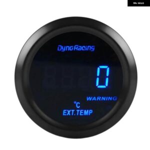 2インチ 52MM 排気ガス温度ゲージデジタル排気温度 EGT EXT ゲージブルー LED 車ゲージセンサー 付きカーメーター