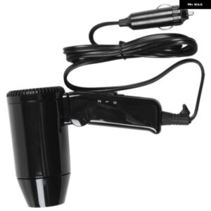 ヘアブロードライヤー熱 DC12V 216ワット ポータブル 折りたたみ 送風機熱風ツーリング簡単 収納 ハンドルウィンドウ霜取り