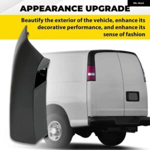 EXPRESS SAVANA 2003-2021 用リア 外装 運転席側 モールドアップリケ