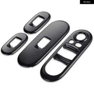 4個 ウィンドウリフター スイッチ コントロール パネル トリム カバー ミニクーパー S JCW F55 F56 ハッチバック 自動車 インテリア 装飾