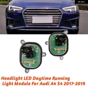 フロント ヘッドライト DRL モジュール A4 S4 2017-2019 LED デイタイム ランニングライト コントロール ユニット