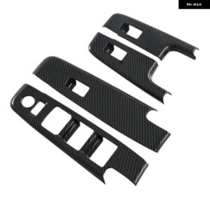 ウィンドウリフト パネル スイッチ ボタン カバー トリム いすゞ MU-X MUX 2022 2023 RHD アクセサリーカーボン