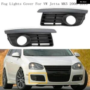 フロント グリル バンパー フォグランプ カバー フォグランプ フレーム トリム フロント グリル バンパー ハウジング VW ジェッタ MK5 2006-2010